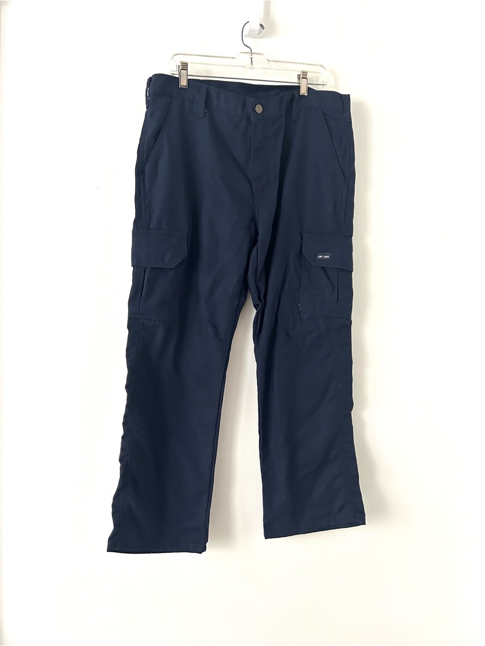 Tyndale Women’s Size 12 FR Flame Resistant Cargo Work Pants Navy